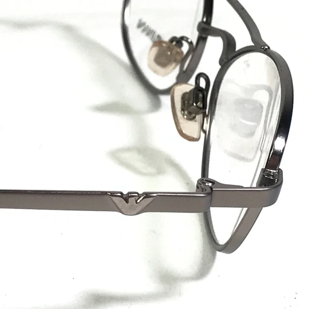Emporio Armani Eyeglasses Frames 143 1220 Grey Blue Round Full Rim 49-18-142